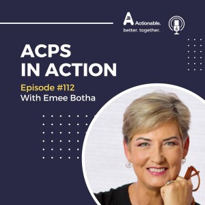 Ep 112 - Emee Botha: Not all good work is the right work.