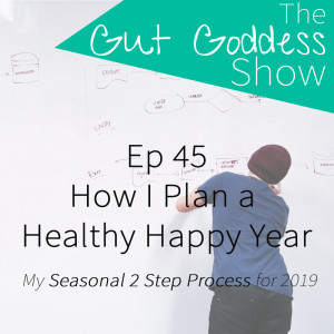 Ep 45: How I Plan a Healthy Happy Year: My Seasonal 2 Step Process for 2019 