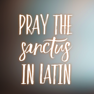 Pray the Sanctus in Latin