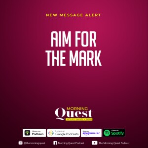 Aim for the mark