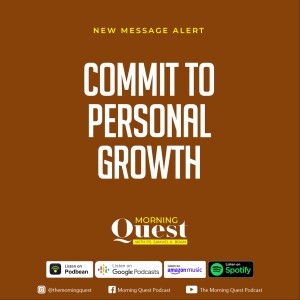 Commit to personal growth