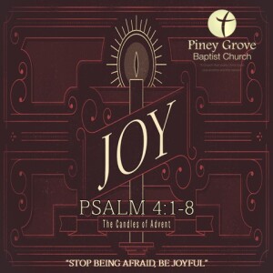 "Stop Being Afraid, Be Joyful," Psalm 4:1-8