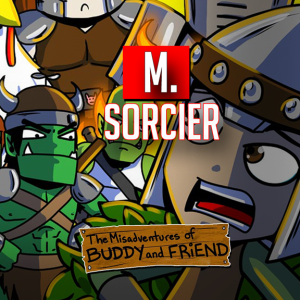 Interview with M. Sorcier Self-Taught Comic creator of Sacrimony & The Misadventures of Buddy and Friend comics (2023) interview | Two Geeks Talking