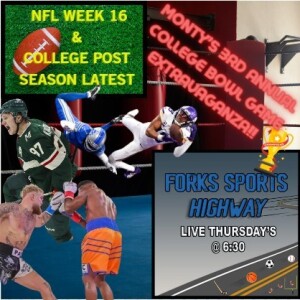 Forks Sports Highway - ”College Bowl Game Extravaganza, Part Two! Year in Sports Recap!” - 12-28-2023