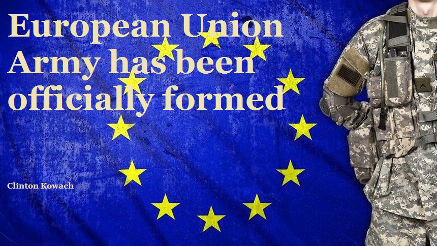 European Union Army has been officially formed