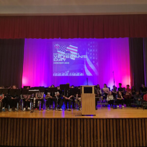 Veterans Day Program, Northside Middle School, 11/10/23