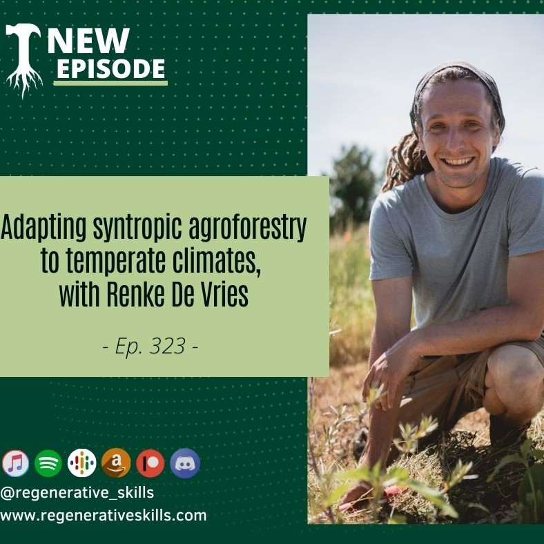 Adapting syntropic agroforestry to temperate climates, with Renke De Vries