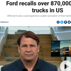 Peasant Chat Ford Recalls 870 000 trucks EV s will make them lose 4.5 billion this year alone