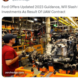Ford blames UAW contract for lack of EV investment