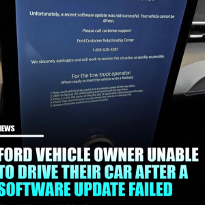 Ford vehicle disabled after over the air update