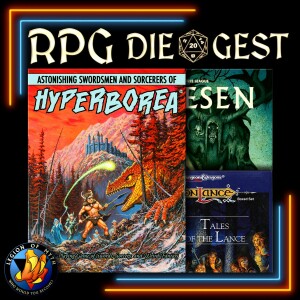 07 - Astonishing Swordsmen & Sorcerers of Hyperborea | Vaesen RPG | Dragonlance disclaimer