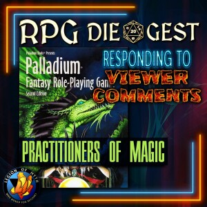 76 - PALLADIUM FANTASY RPG - Magic & Magic O.C.C.s | React to YouTube Comments