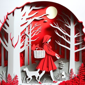 A brief history of ”Little Red Riding Hood” & I wrote my own, different version dedicated to the young & young at heart!