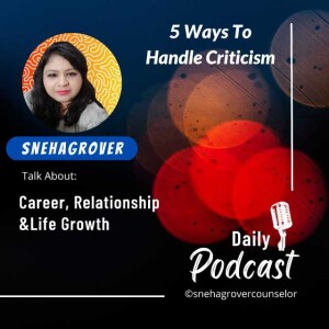 5Ways to Handle Criticisms 
