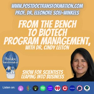 From the bench to biotech program management, with Dr. Cindy Leiton