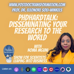PhDHardtalk: Disseminating your research to the world, with Noma Mguni