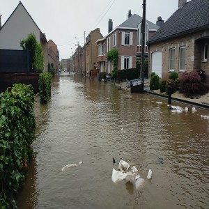 Burgemeester Joris Gaens blikt terug op de wateroverlast in de gemeente Voeren.