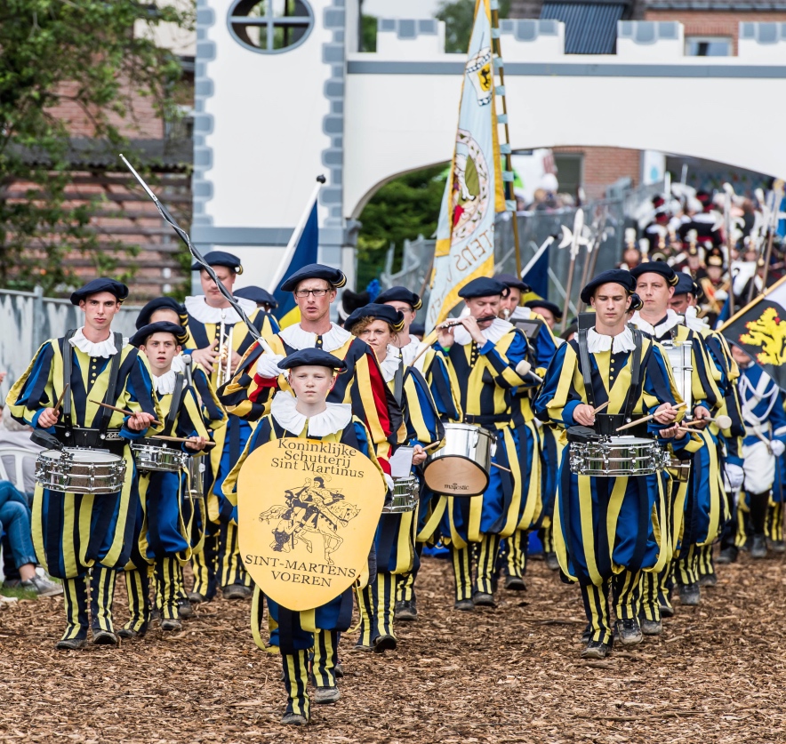 Interview Nico Meens(voorzitter) - Gouden jubileum drumband en klaroenkorps schutterij Sint-Martinus