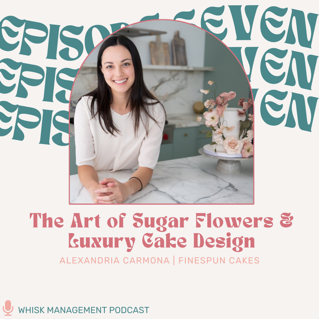 cover of episode S2 Ep. 7: The Art of Sugar Flowers & Luxury Cake Design | Alexandria Carmona of Finespun Cakes