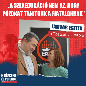 Krízisek és pofonok - S02E09 // Jámbor Eszter, Testsuli alapító, kommunikációs szakember