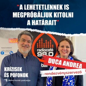 Krízisek és pofonok - S01E14 //Duca Andrea, rendezvényszervező