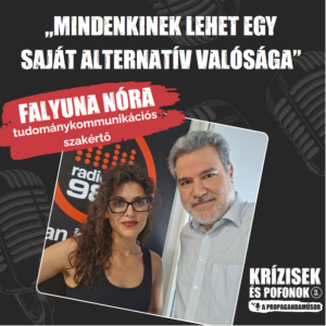 Krízisek és pofonok - S03E21 // Falyuna Nóra, tudománykommunikációs szakértő