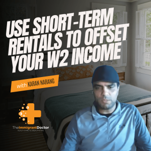Use short-term rental to OFFSET your W2 income