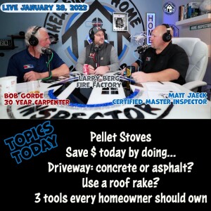 @ pellet stoves, driveway types, roofs, & more