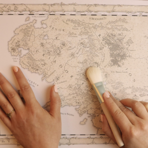 ASMR A Map of Middle Earth (soft spoken)