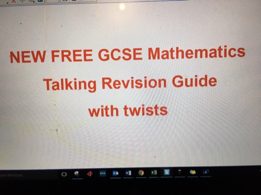 Talking GCSE maths revision guide part 1 of 180