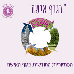 פרק 2- ללמוד איך להסתנכרן עם המחזוריות החודשית