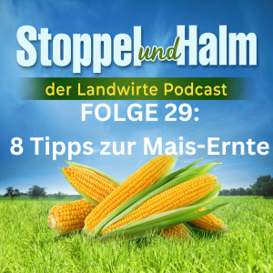 Folge 29: Mais-Ernte 8 Tipps für eine erfolgreiche Ernte. Dazu Agrar-Nachrichten & Marktpreise KW 37