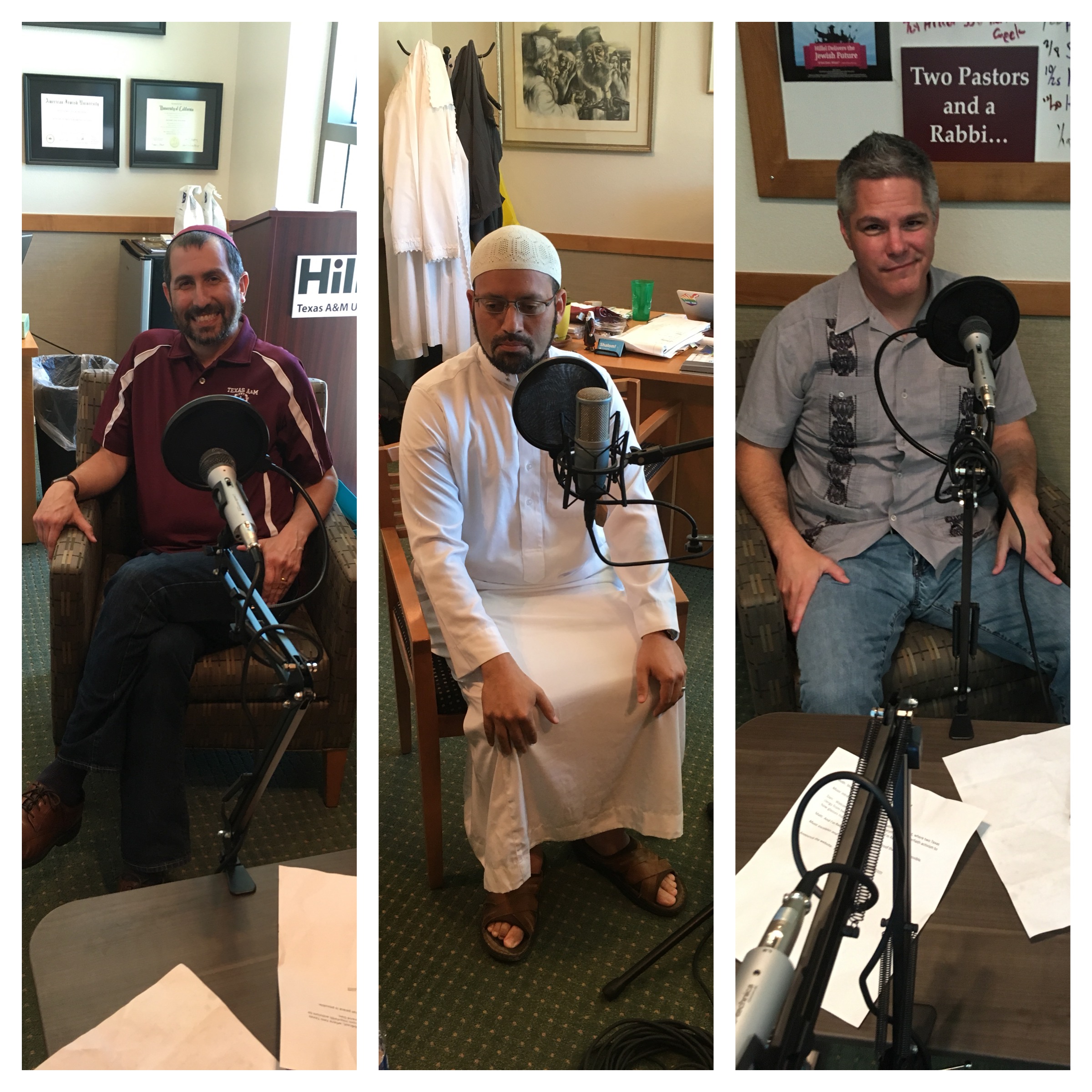 A Jew, a Christian, and a Muslim walk into a podcast