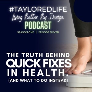 #011 The TRUTH Behind QUICK FIXES in Health (and what to do instead)