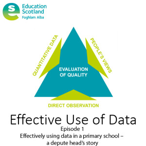 Episode 1: Effectively using data in a primary school – a depute head’s story