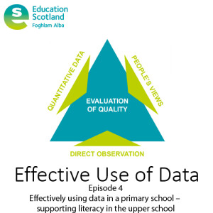 Episode 4 Effectively using data in a primary school –  supporting literacy in the upper school