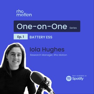 Rho Motion One-on-One: Battery ESS, August 2023