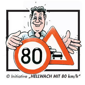 Hellwach mit 80 km/h oder Trucker haben 40 Tonnen  Verantwortung! Wie man Unfallgefahren vermeidet.