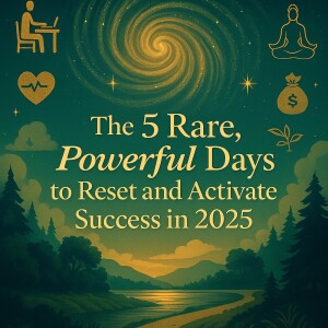 Ep 9: The 5 Rare, Powerful Days to Reset and Activate Success in 2025 #AuspiciousDates2025