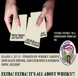 Extra! Extra! It's All About Whisky!! S1E15 -- Tariffs, and Bottle Sales, and Sexism, oh my!