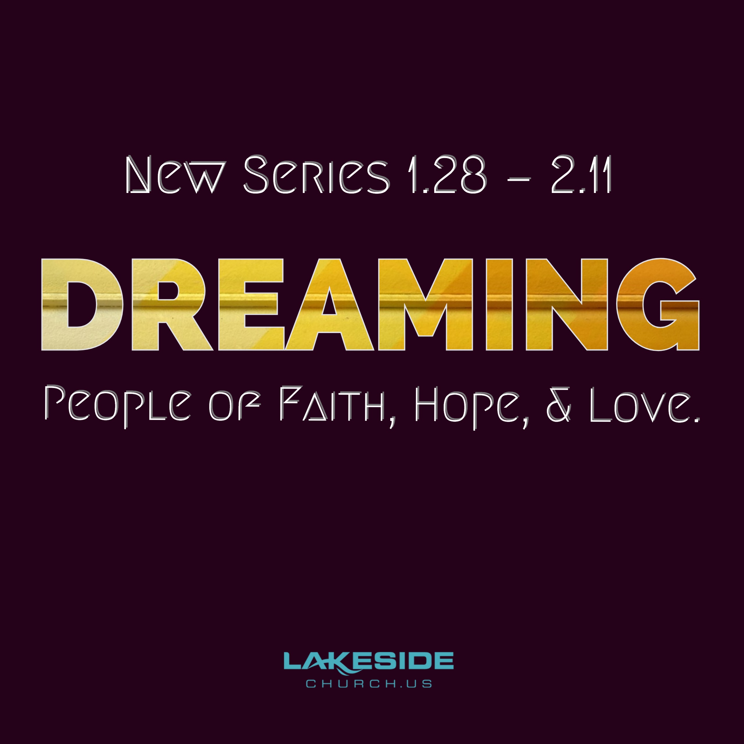 Dreaming: Jesus' Dream Week 2 (2.4.18)