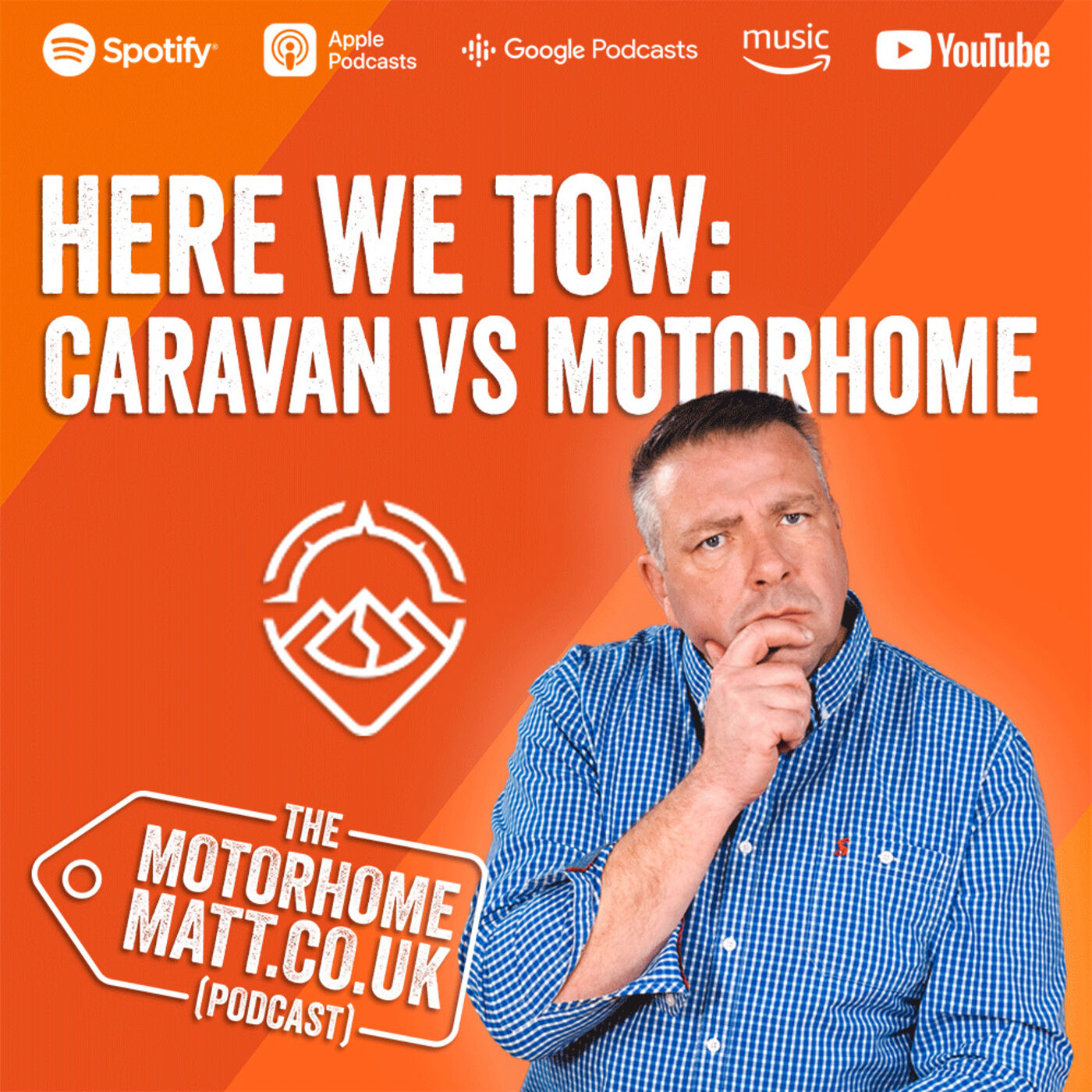 cover of episode Here We Tow: caravan vs motorhome