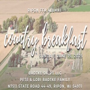 Ripon FFA Alumni Country Breakfast