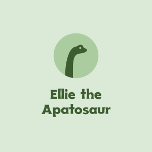 Ellie the Outdoor Apatorsaur