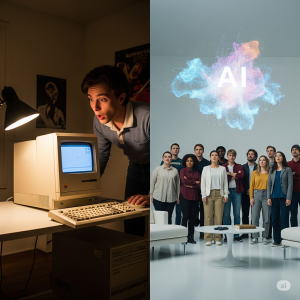 Of Macintosh and Mind: Navigating Technological Awe from the Dawn of Personal Computing to the Age of AI