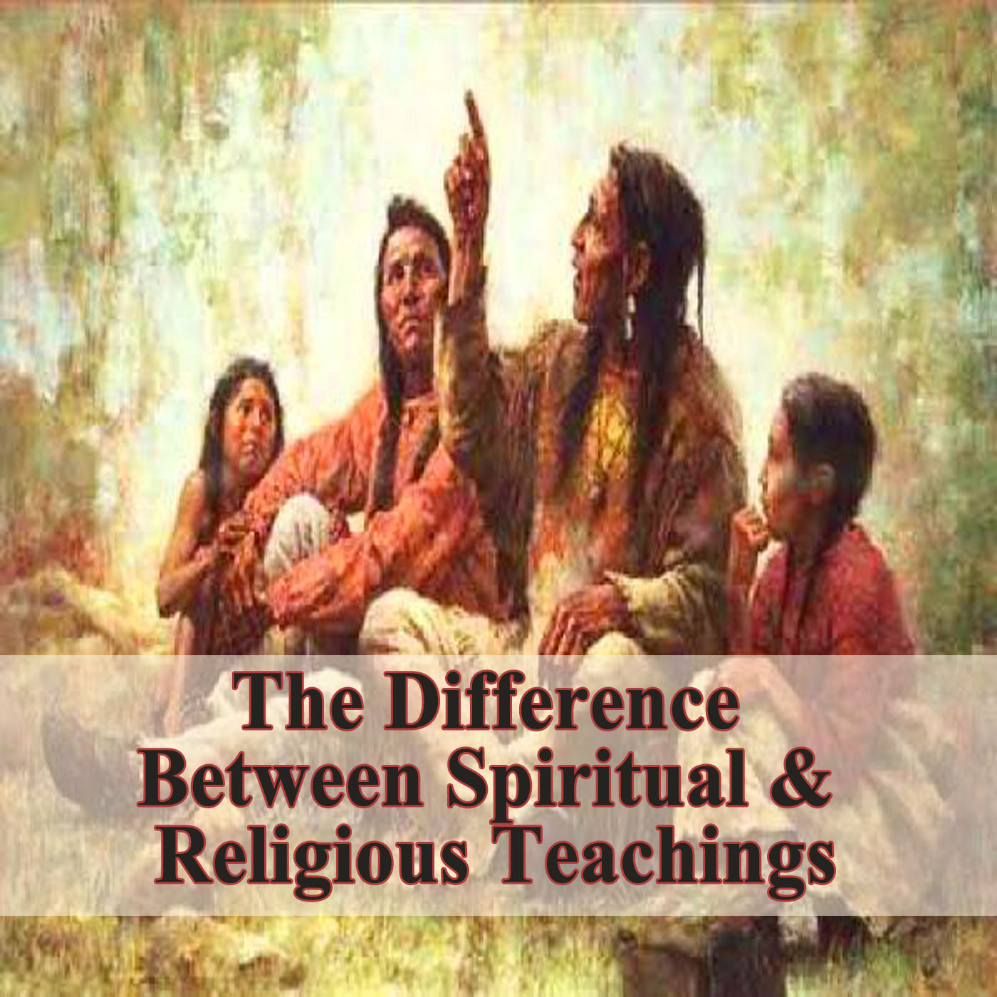 The difference between spiritual and religious energies on earth. 