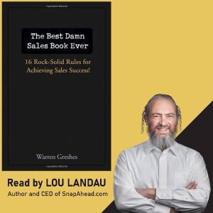 Book 3 Day 86: The Best Damn Sales Book Ever