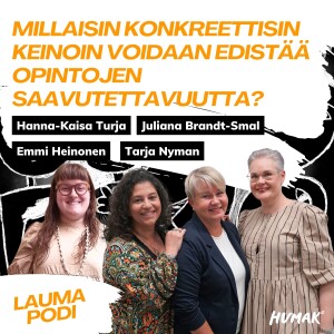 Millaisin konkreettisin keinoin voidaan edistää opintojen saavutettavuutta?