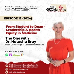 The GROklahoma Podcast Show | From Student to Dean - Leadership & Health Equity in Medicine – The One with Dr. Natasha Bray: Episode 12 (2024)