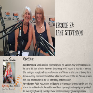 Episode 27 Jane Stevenson a woman with a passion for life